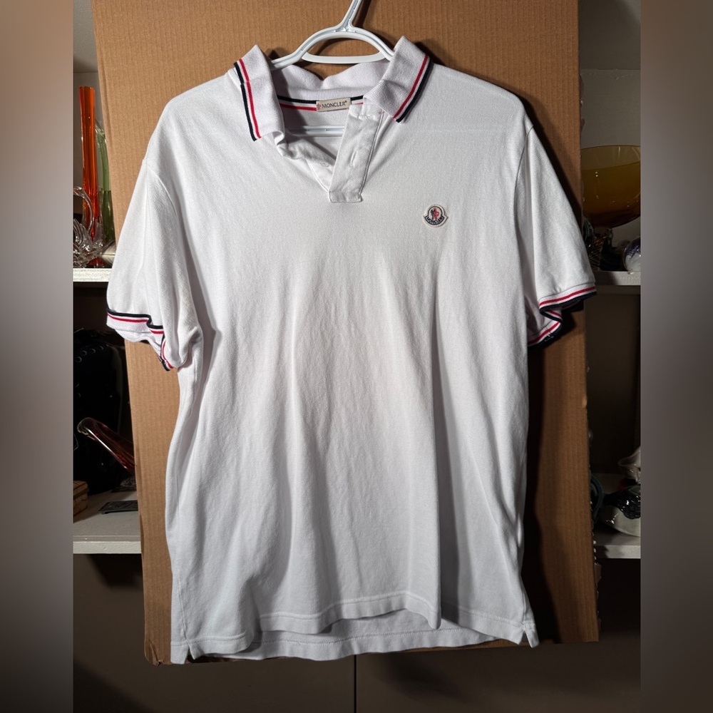 White Men’s Moncler T-shirt